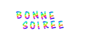 Gif animé bonne soirée